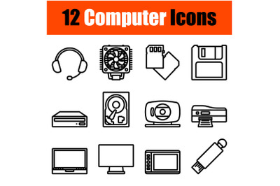 Computer Icon Set