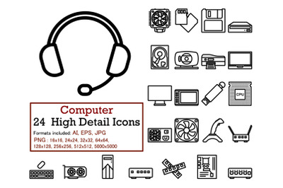 Computer Icon Set