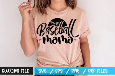 Baseball mama svg