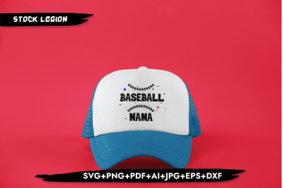 Baseball Nana SVG