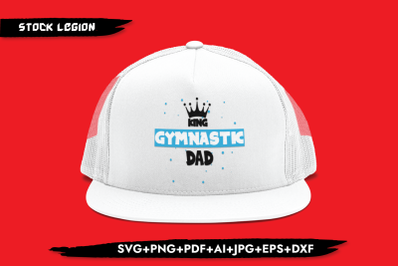 King Gymnastic Dad SVG