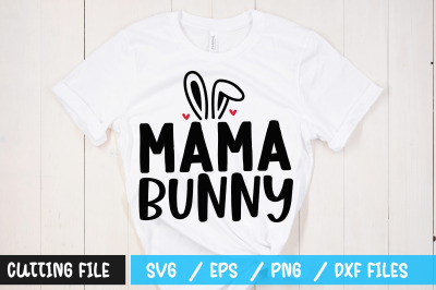 Mama bunny svg