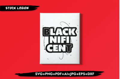 Blacknificent PNG