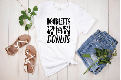 deadlifts for donuts svg design