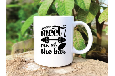 meet me at the bar svg design