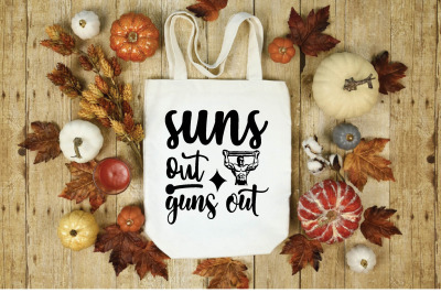 suns out guns out svg design