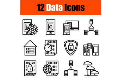 Data Icon Set