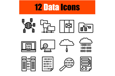 Data Icon Set