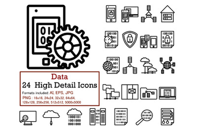 Data Icon Set