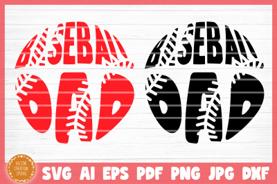 Baseball Dad SVG Cut File