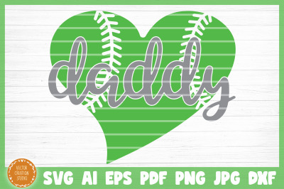 Softball Dad SVG Cut File