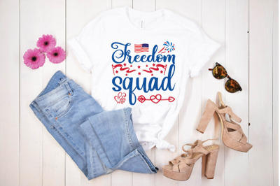 freedom squad svg design