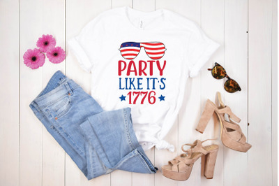 party like it&#039;s 1776 svg design