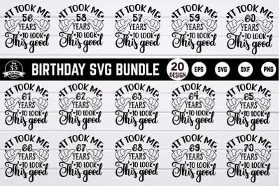 birthday svg bundle