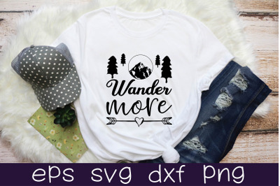 wander more svg design