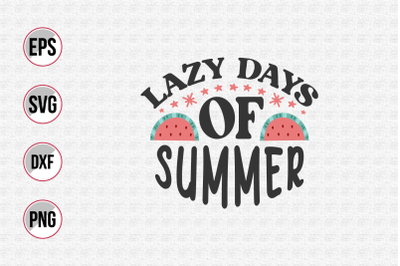 Lazy days of summer