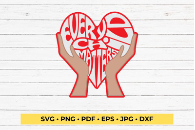 Every child matters, svg, png, heart shape with hands, Cut file, Shirt