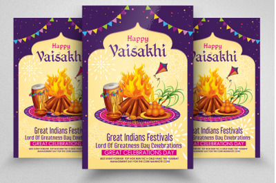 Happy Baisakhi Flyer/Poster