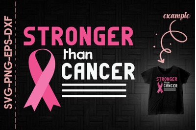 Stronger Than Cancer Breast Cancer