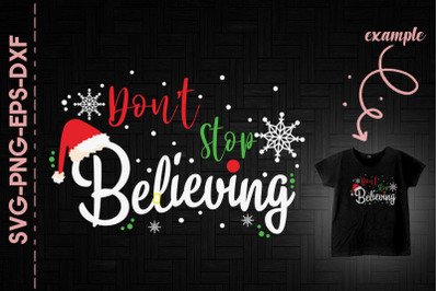 Don&#039;t Stop Believing Christmas Snow