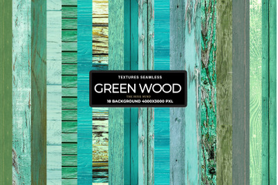 Wood green&2C; rustic green wood