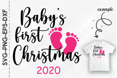 Born In 2020 1st Christmas 2020 Baby