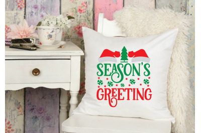 season&#039;s greeting svg design