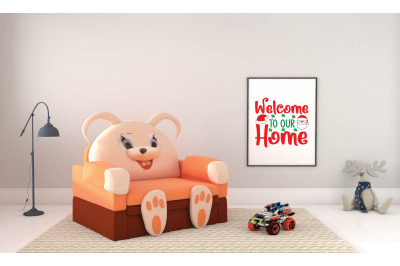 welcome to our home svg design