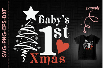 Baby First Xmas Christmas Baby Holiday