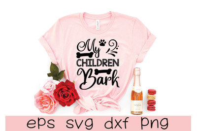 my children bark svg design