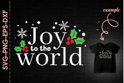 Joy To The World Christmas Decor