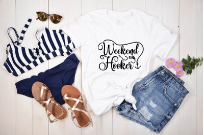 weekend hooker svg design