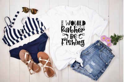 i would rather be fishing svg design