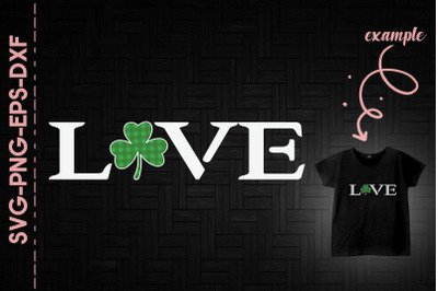 Love Shamrock Green Plaid Patrick&#039;s Day