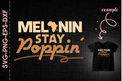 Melanin Stay Poppin&#039; Africa Map Home BLM