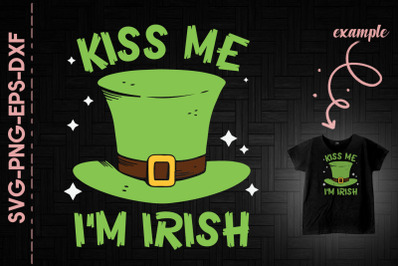 Kiss Me I&#039;m Irish Green Hat Patrick