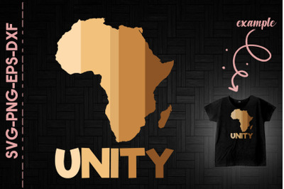 Unity Africa Melanin Black Lives Matter