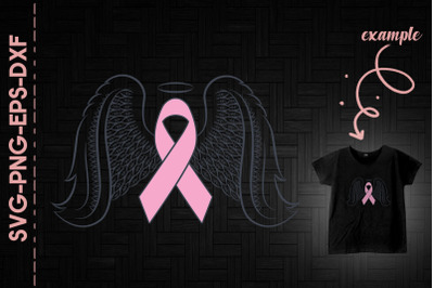 Breast Cancer Angel Pink Ribbon