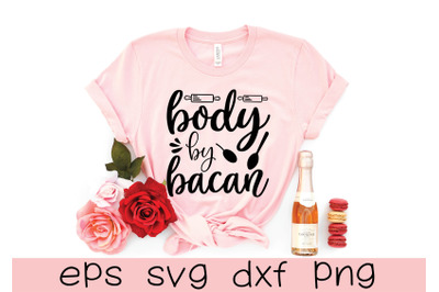 body by bacon svg design