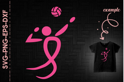 Volleyball Breast Cancer Awareness