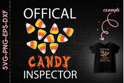 Official Candy Inspector Halloween