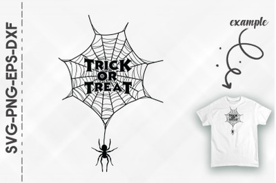 Halloween Spider Web Trick Or Treat