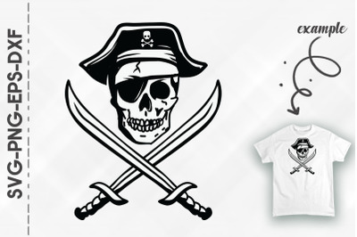 Funny Pirates Skull Halloween