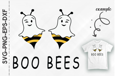 Funny Boo Hallween Bees Costume