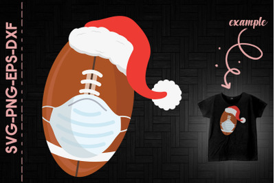 American Football Christmas Santa Hat