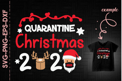 Quarantine Christmas 2020 Santa Mask