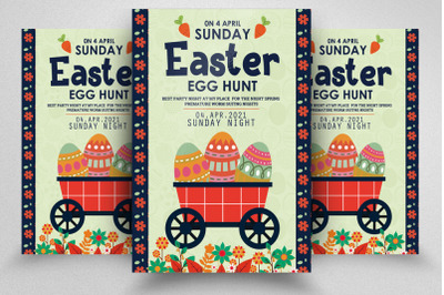 Happy Easter Flyer&2F;Poster Psd