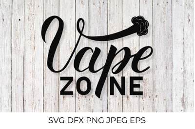 Vape Zone Sign