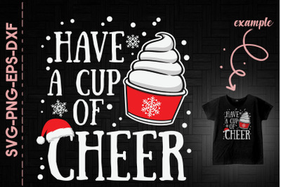 Have A Cup Of Cheer Christmas Cake