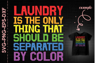 Laundry Only Thing Separated By Color